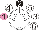 5-pin DIN socket (Robbe)